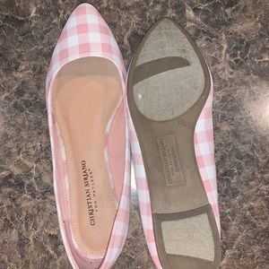 Flats - pink checkered size 8 1/2